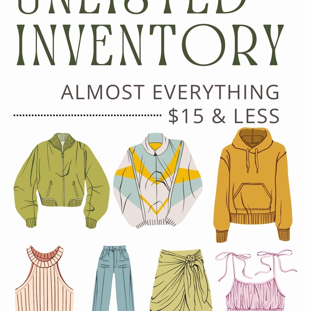 $15 & UNDER UNLISTED ITEMS LIVE SHOW